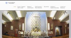 Desktop Screenshot of ladyofhopemaine.org